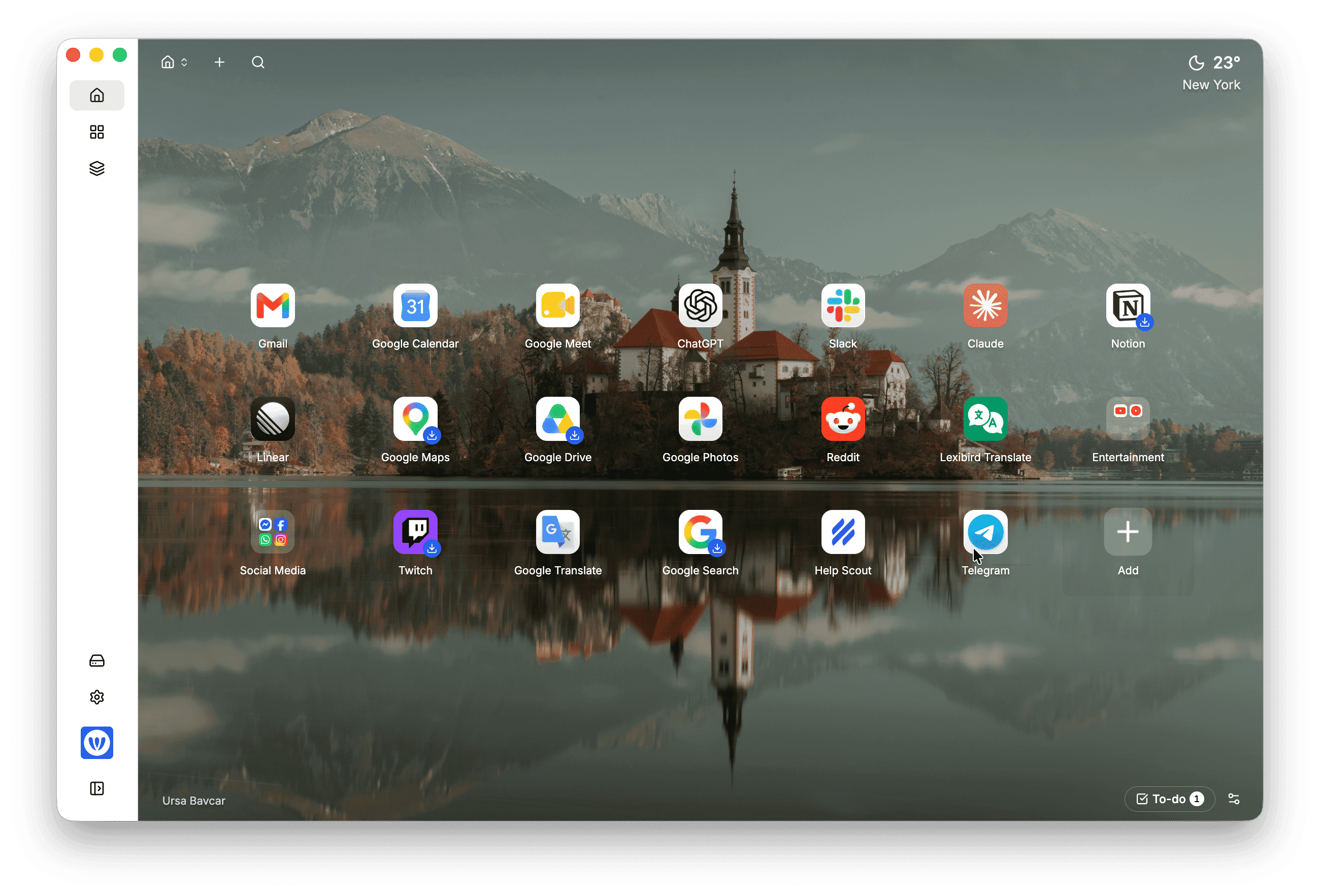 Inicializador de apps