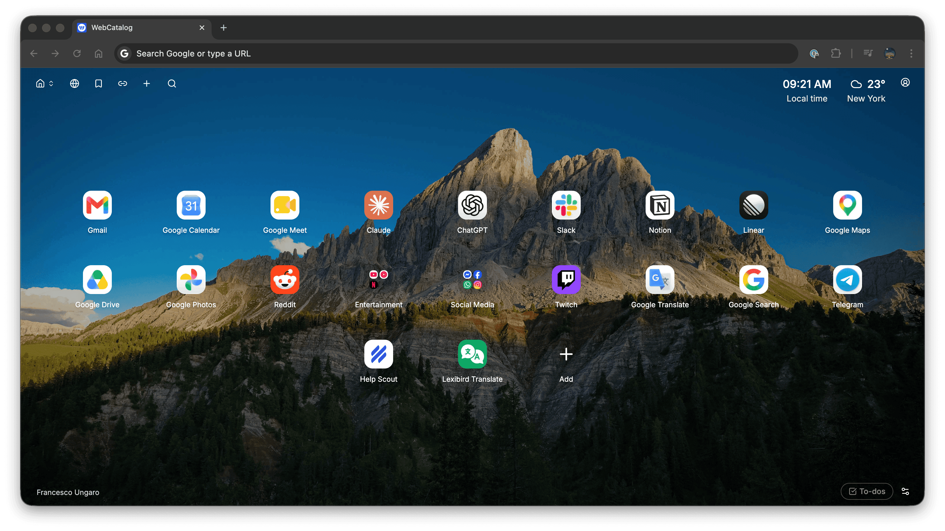 WebCatalog browser extension