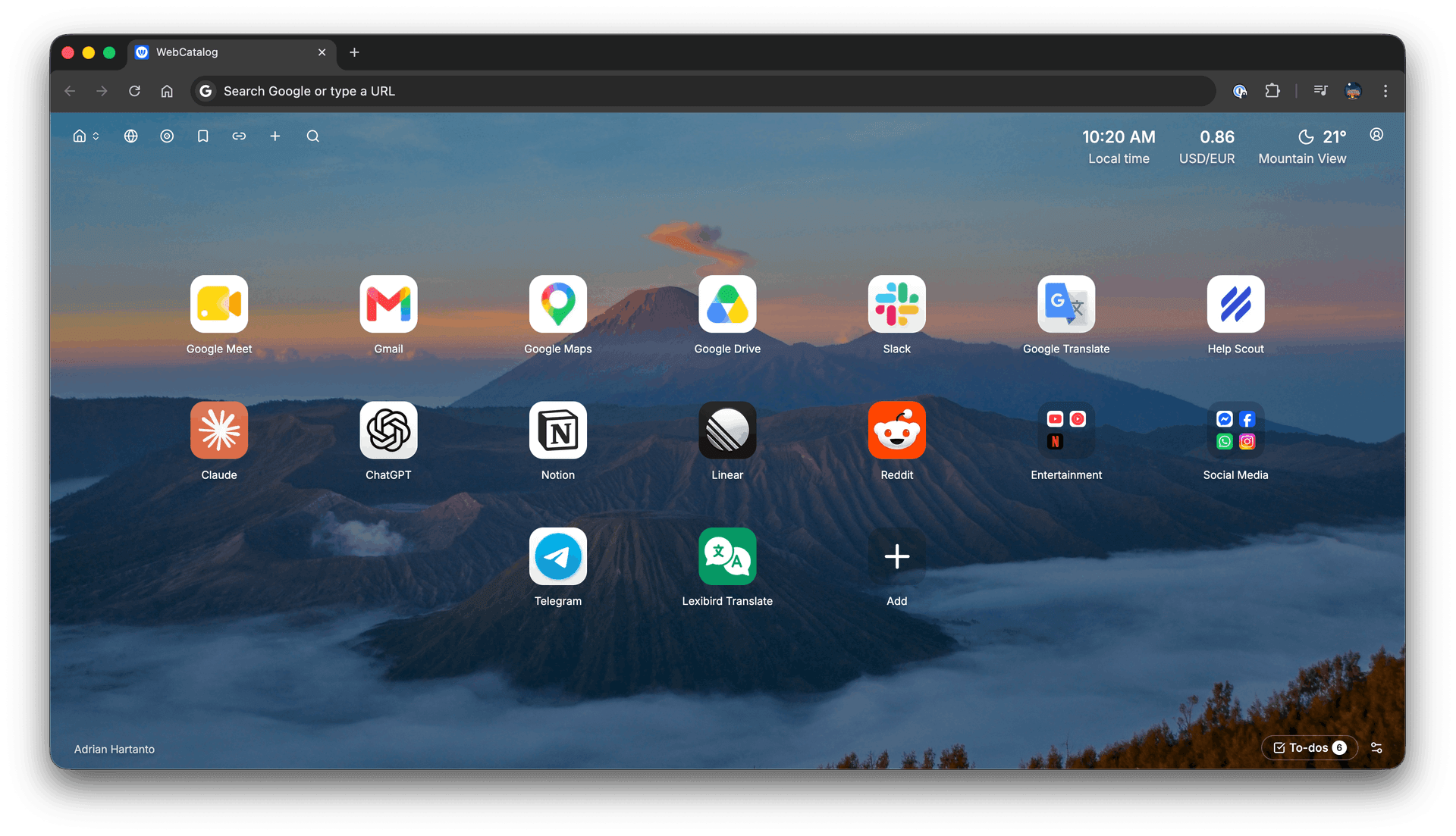 WebCatalog browser extension