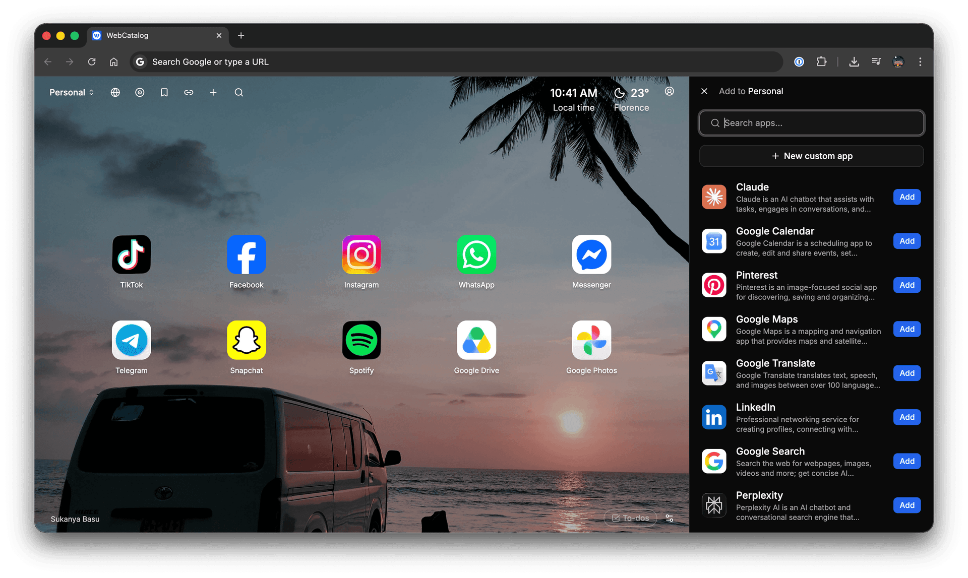 App catalog